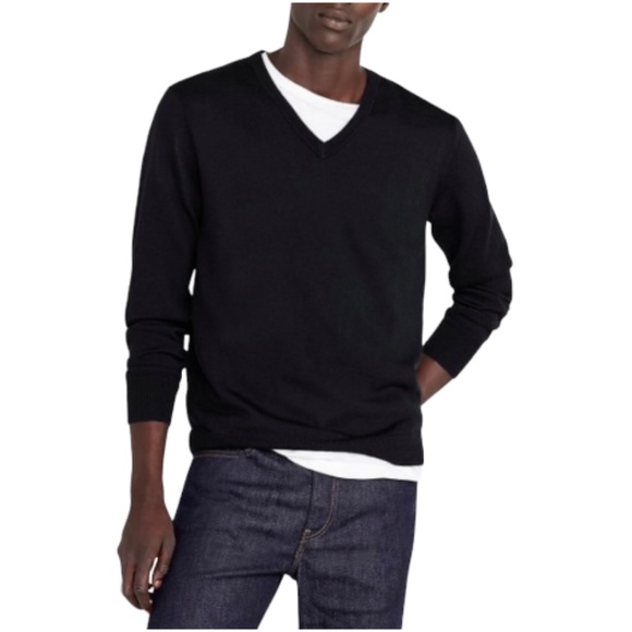 J. Crew Other - 🆕 J. Crew Men's NAVY BLUE Cotton Cashmere V-Neck Sweater Sz M New With tag